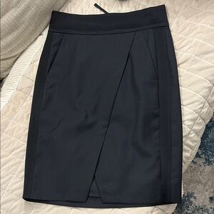 J. Crew Black Pencil Skirt